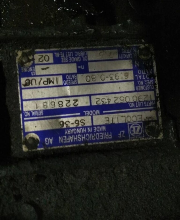 ZF 6S-36, 6S 36 MAN - Versnellingsbak voor Vrachtwagen: afbeelding 4 ZF 6S-36, 6S 36 MAN - Versnellingsbak voor Vrachtwagen: afbeelding 4