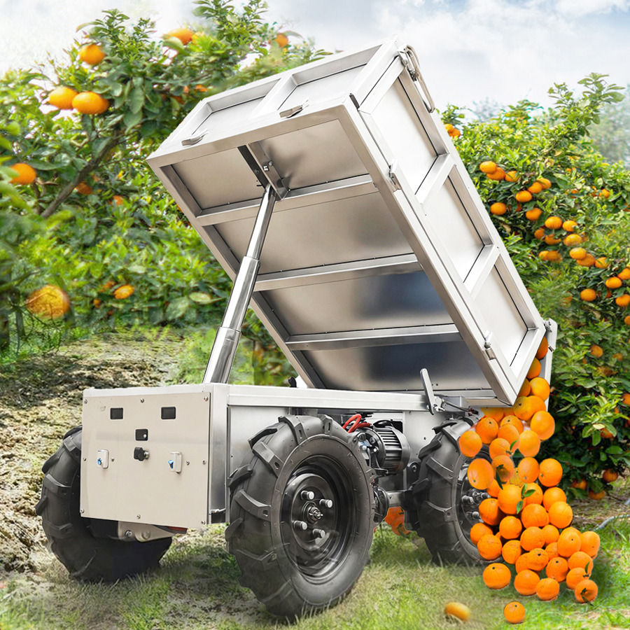 LEZUM D-600 All-Terrain Four-Wheel Drive And Eight-Wheel Drive Transport Truck, Mountain Area Farm Orchard Greenhouse Construction Site Creeper Remote Control Electric Agricultural Transport Vehicle - Quad: afbeelding 2 LEZUM D-600 All-Terrain Four-Wheel Drive And Eight-Wheel Drive Transport Truck, Mountain Area Farm Orchard Greenhouse Construction Site Creeper Remote Control Electric Agricultural Transport Vehicle - Quad: afbeelding 2