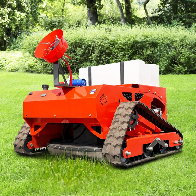 LEZUM Electric Lawn Mower Rc Remote Control Robot Gas Gasoline Electric Zero Turn Crawler Lawn Mower For Sale Grass Cutting - Gazonmaaier: afbeelding 5 LEZUM Electric Lawn Mower Rc Remote Control Robot Gas Gasoline Electric Zero Turn Crawler Lawn Mower For Sale Grass Cutting - Gazonmaaier: afbeelding 5