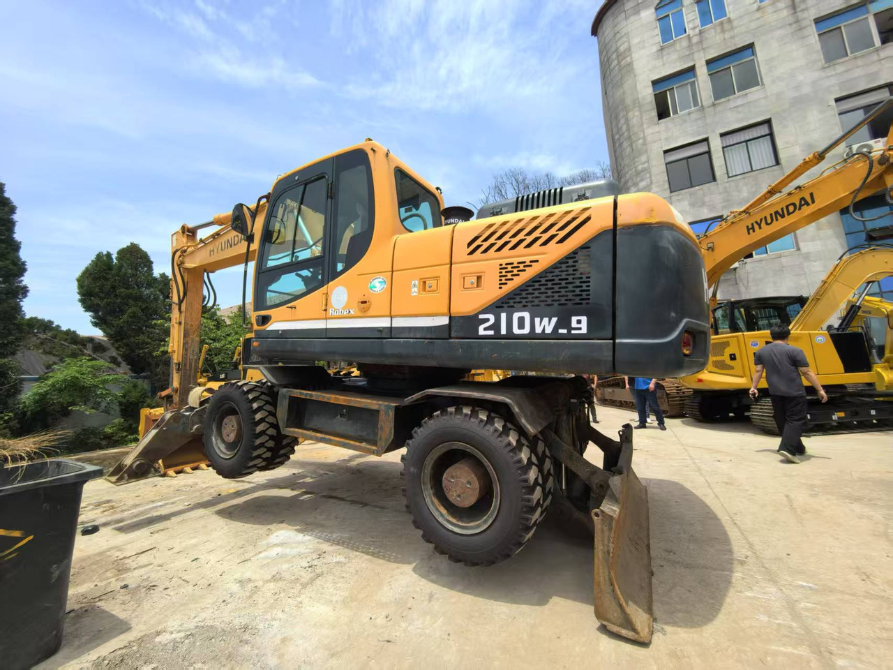 Hyundai 210w-9 wheel excavator - Mobiele graafmachine: afbeelding 5 Hyundai 210w-9 wheel excavator - Mobiele graafmachine: afbeelding 5