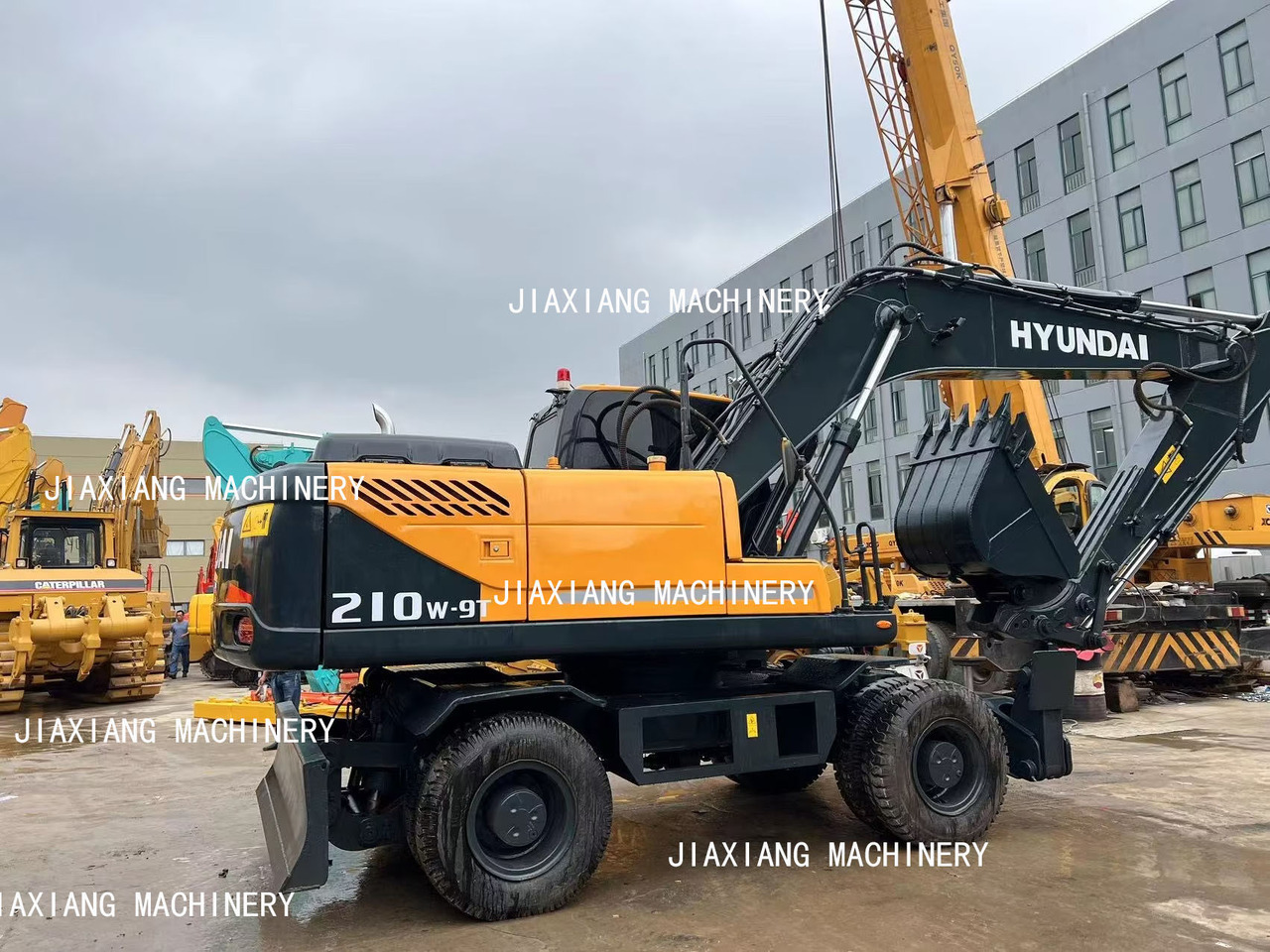 Hyundai 210w-9 wheel excavator - Mobiele graafmachine: afbeelding 1 Hyundai 210w-9 wheel excavator - Mobiele graafmachine: afbeelding 1