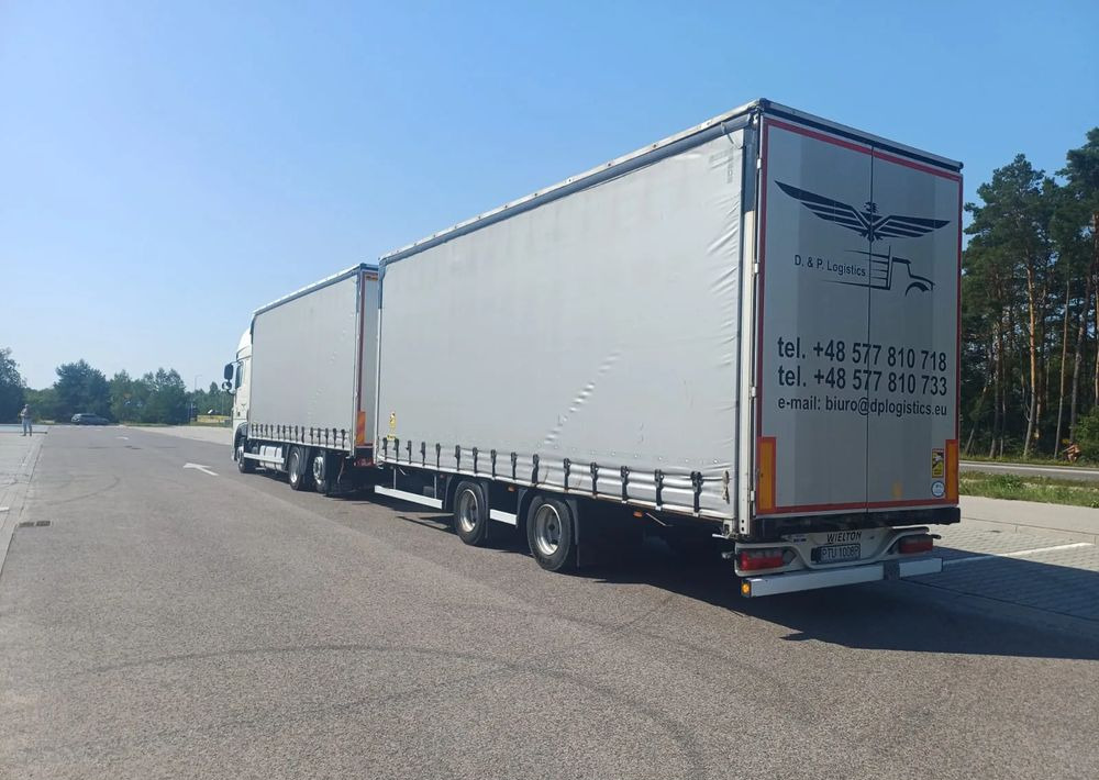 DAF XF 480 SUPER SPACE CAB / ZESTAW TANDEM PRZEJAZDOWY 120 M3 / SSC / ACC /EURO 6 - Schuifzeilen vrachtwagen: afbeelding 3 DAF XF 480 SUPER SPACE CAB / ZESTAW TANDEM PRZEJAZDOWY 120 M3 / SSC / ACC /EURO 6 - Schuifzeilen vrachtwagen: afbeelding 3