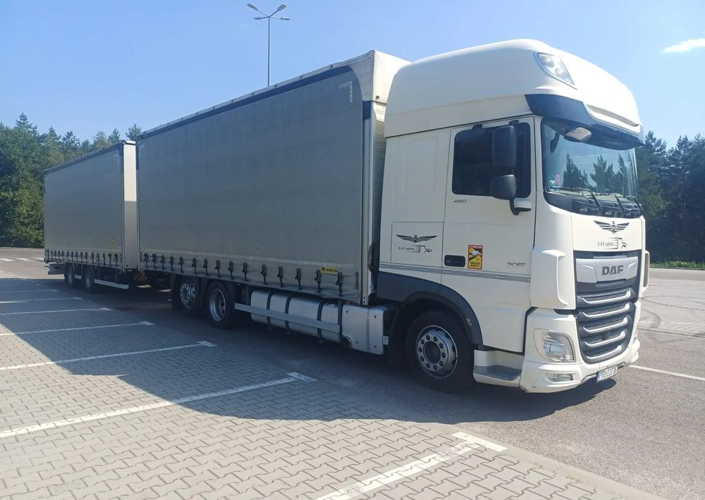 DAF XF 480 SUPER SPACE CAB / ZESTAW TANDEM PRZEJAZDOWY 120 M3 / SSC / ACC /EURO 6 - Schuifzeilen vrachtwagen: afbeelding 1 DAF XF 480 SUPER SPACE CAB / ZESTAW TANDEM PRZEJAZDOWY 120 M3 / SSC / ACC /EURO 6 - Schuifzeilen vrachtwagen: afbeelding 1