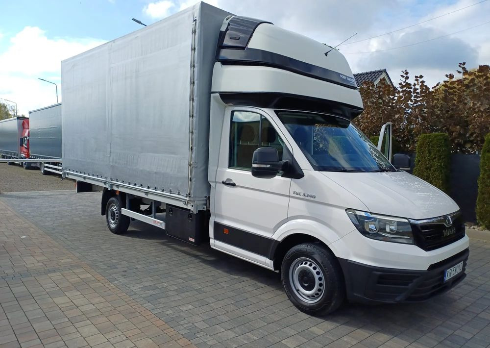 MAN TGE 10 PALET zaw.poduszki 2021r EURO 6 - Huifzeil bedrijfswagen: afbeelding 1 MAN TGE 10 PALET zaw.poduszki 2021r EURO 6 - Huifzeil bedrijfswagen: afbeelding 1