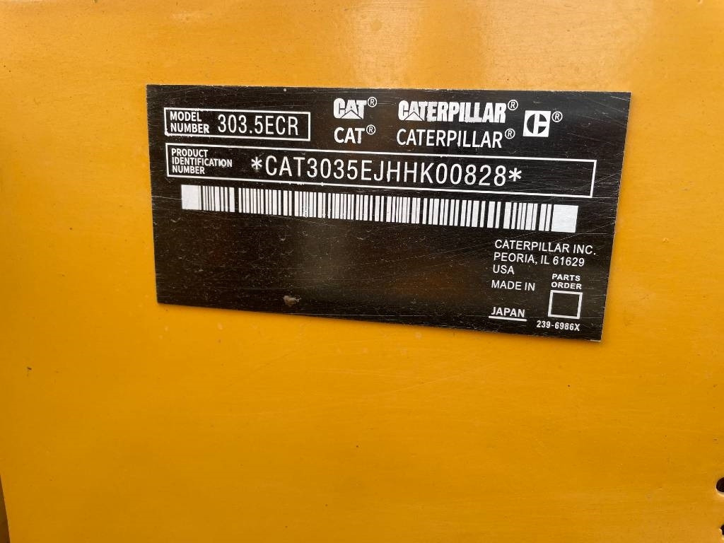 CAT 303  - Minigraafmachine: afbeelding 2 CAT 303  - Minigraafmachine: afbeelding 2