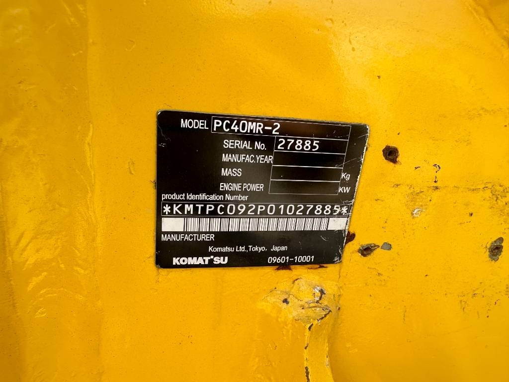 Komatsu PC 40  - Minigraafmachine: afbeelding 3 Komatsu PC 40  - Minigraafmachine: afbeelding 3