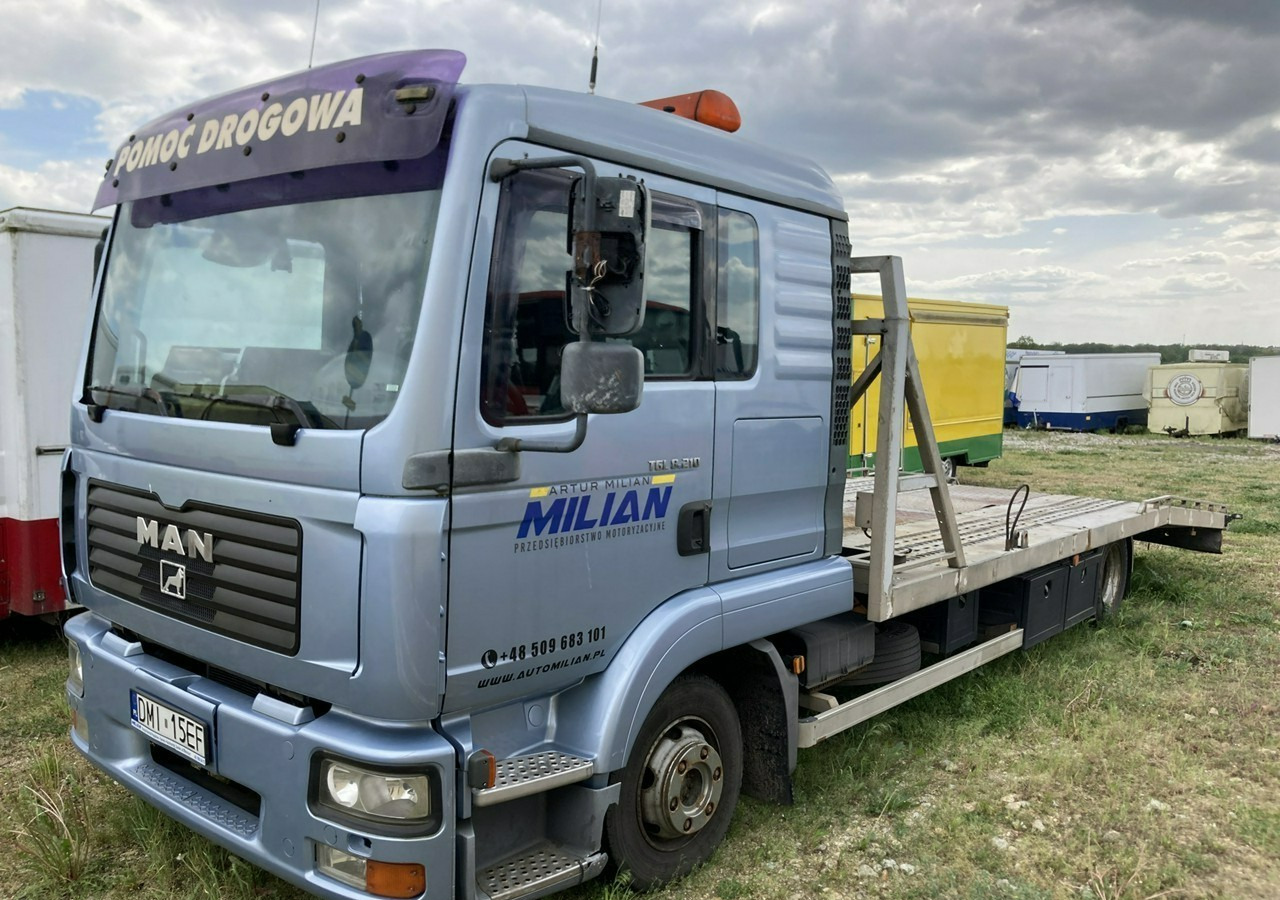 MAN Inny MAN MAN TGL 8.210 Pomoc drogowa Autolaweta na 2 Auta 2005 - Bergingsvoertuig: afbeelding 1 MAN Inny MAN MAN TGL 8.210 Pomoc drogowa Autolaweta na 2 Auta 2005 - Bergingsvoertuig: afbeelding 1