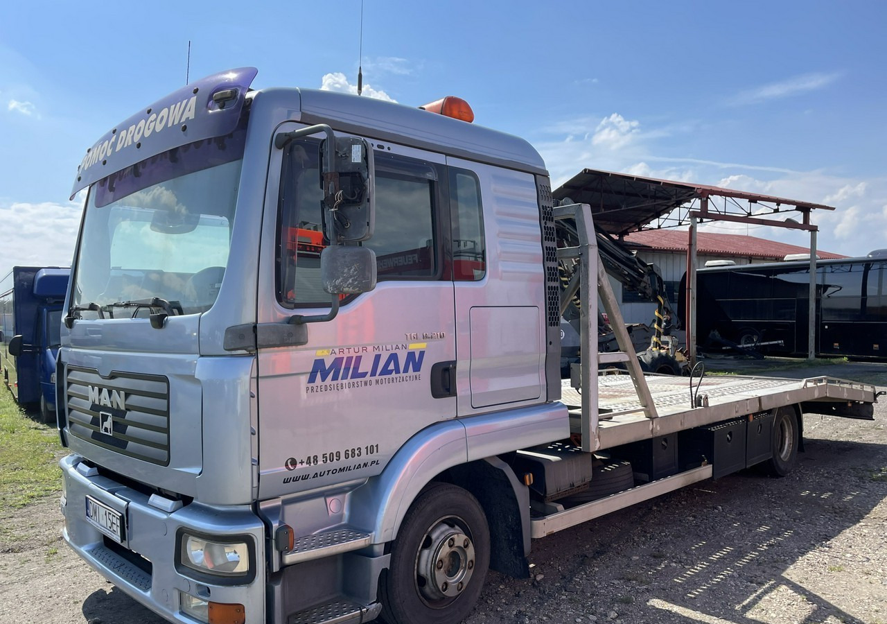 MAN Inny MAN MAN TGL 8.210 Pomoc drogowa Autolaweta na 2 Auta 2005 - Bergingsvoertuig: afbeelding 1 MAN Inny MAN MAN TGL 8.210 Pomoc drogowa Autolaweta na 2 Auta 2005 - Bergingsvoertuig: afbeelding 1