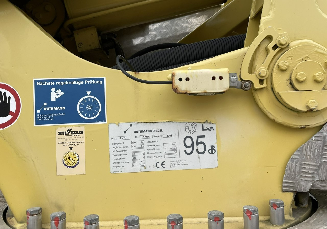 Vrachtwagen hoogwerker MAN Inny MAN Man TGL 8.180 Podnośnik koszowy 27m RUTHMANN T270 Zwyżka 2008: afbeelding 20 Vrachtwagen hoogwerker MAN Inny MAN Man TGL 8.180 Podnośnik koszowy 27m RUTHMANN T270 Zwyżka 2008: afbeelding 20