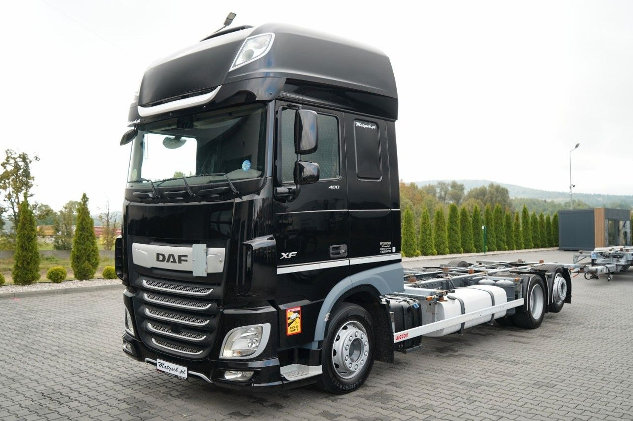 DAF XF 480 / BDF / 6X2 / SSC / I-PARK COOL / OŚ POD - Containertransporter/ Wissellaadbak vrachtwagen: afbeelding 1 DAF XF 480 / BDF / 6X2 / SSC / I-PARK COOL / OŚ POD - Containertransporter/ Wissellaadbak vrachtwagen: afbeelding 1