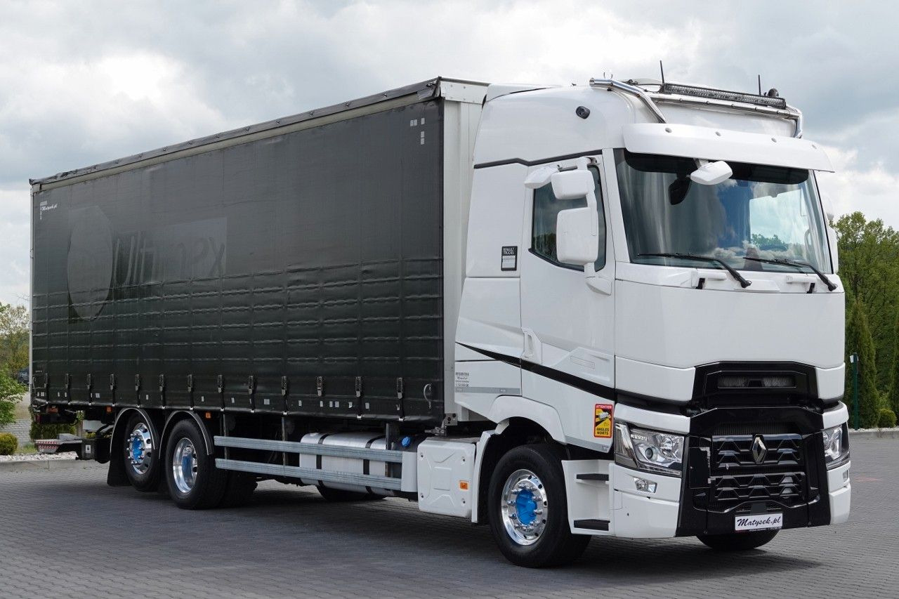 Renault T 440 / 6X2 / SOLÓWKA / FIRANKA 9.5 M / I-PARK C - Schuifzeilen vrachtwagen: afbeelding 1 Renault T 440 / 6X2 / SOLÓWKA / FIRANKA 9.5 M / I-PARK C - Schuifzeilen vrachtwagen: afbeelding 1