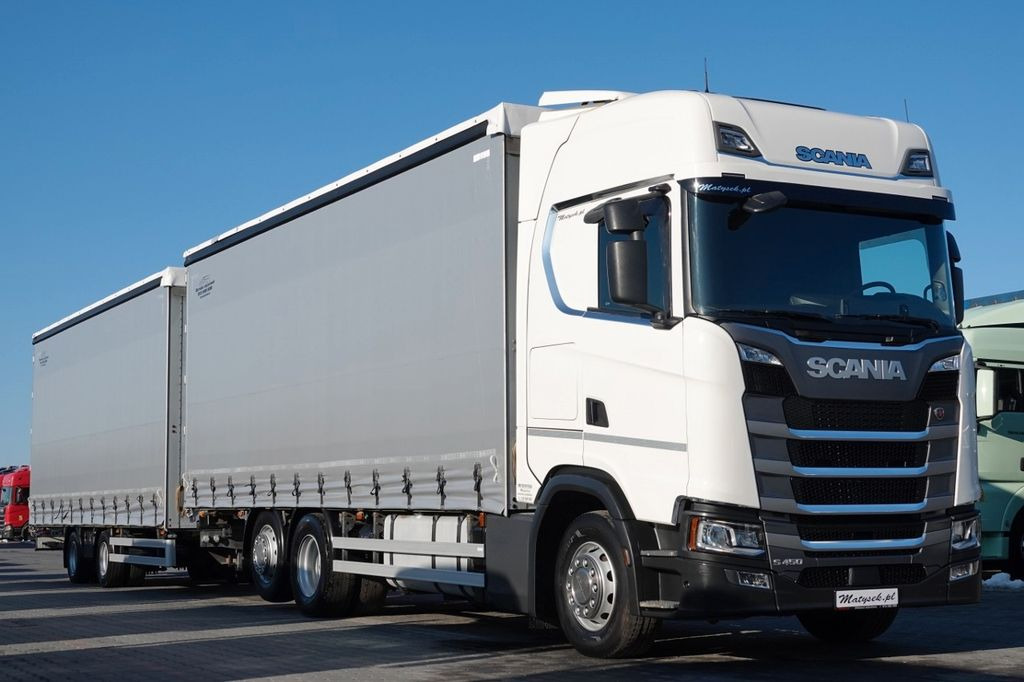 Scania S 450 / ZESTAW TANDEM / 120 M3 / I-PARK COOL - Schuifzeilen vrachtwagen: afbeelding 4 Scania S 450 / ZESTAW TANDEM / 120 M3 / I-PARK COOL - Schuifzeilen vrachtwagen: afbeelding 4
