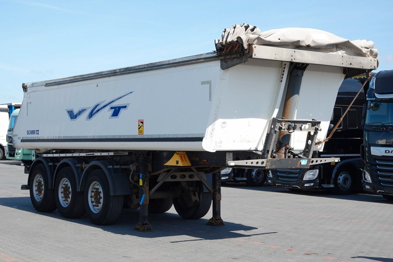 Schmitz Cargobull WYWROTKA / 23 m3 / ALUMINIOWA / OŚ PODNOSZONA - Kipper oplegger: afbeelding 1 Schmitz Cargobull WYWROTKA / 23 m3 / ALUMINIOWA / OŚ PODNOSZONA - Kipper oplegger: afbeelding 1