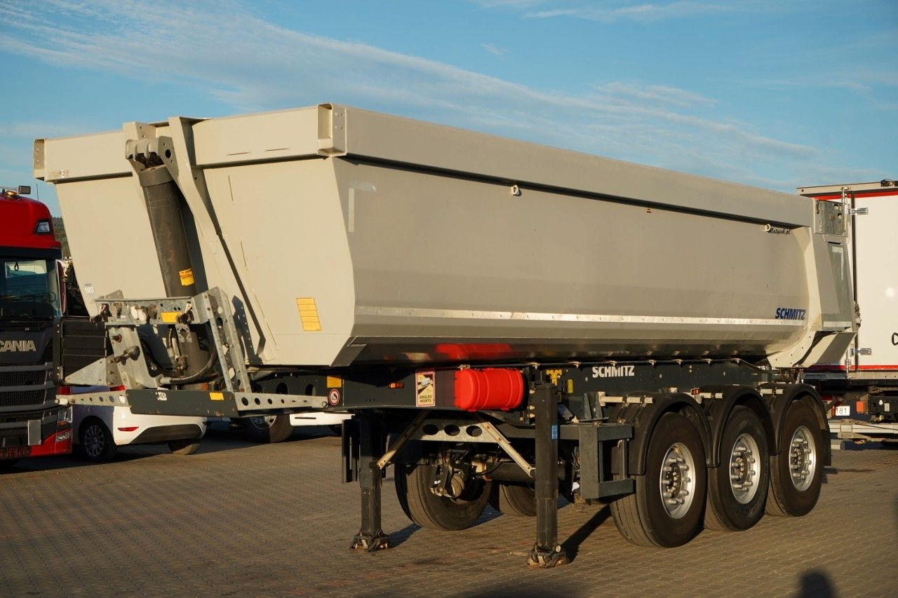 Schmitz Cargobull / WYWROTKA / 26 m3 / HYDROKLAPA / OŚ PODNOSZONA - Kipper oplegger: afbeelding 1 Schmitz Cargobull / WYWROTKA / 26 m3 / HYDROKLAPA / OŚ PODNOSZONA - Kipper oplegger: afbeelding 1