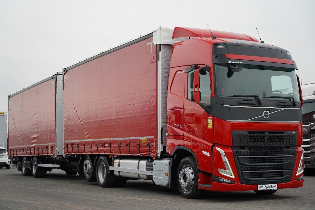 Volvo FH 460 / ZESTAW TANDEM / 120 M3 / PRZEJAZDOWY / - Schuifzeilen vrachtwagen: afbeelding 1 Volvo FH 460 / ZESTAW TANDEM / 120 M3 / PRZEJAZDOWY / - Schuifzeilen vrachtwagen: afbeelding 1