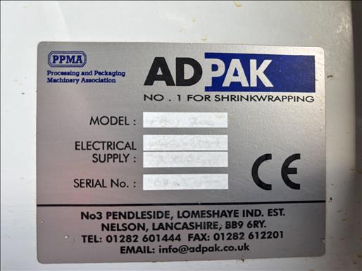 Verpakkingsmachine Adpak A700 Shrink sleeve wrapper: afbeelding 8