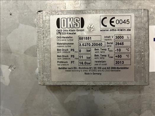 OKS Air receiver tank - Voedselverwerkende machine: afbeelding 4 OKS Air receiver tank - Voedselverwerkende machine: afbeelding 4