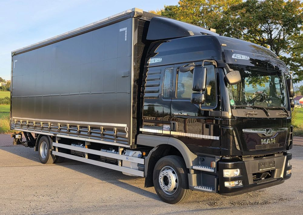MAN TGM 15.290 / FIRANKA / 2019R / SPROWADZONY/ 7500 ŁADOWNOŚĆ / 18 PALET / E6 / JAK NOWY / WINDA / - Schuifzeilen vrachtwagen: afbeelding 1 MAN TGM 15.290 / FIRANKA / 2019R / SPROWADZONY/ 7500 ŁADOWNOŚĆ / 18 PALET / E6 / JAK NOWY / WINDA / - Schuifzeilen vrachtwagen: afbeelding 1