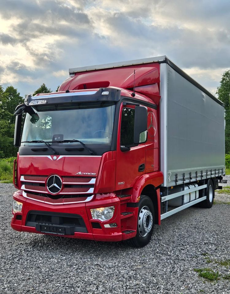 Schuifzeilen vrachtwagen Mercedes-Benz ACTROS 1830/1827/1832/FIRANKA/WINDA/18 EUROPALET/AUTOMAT/Z NIEMIEC/2017/DUŻA ŁADOWNOŚĆ: afbeelding 13