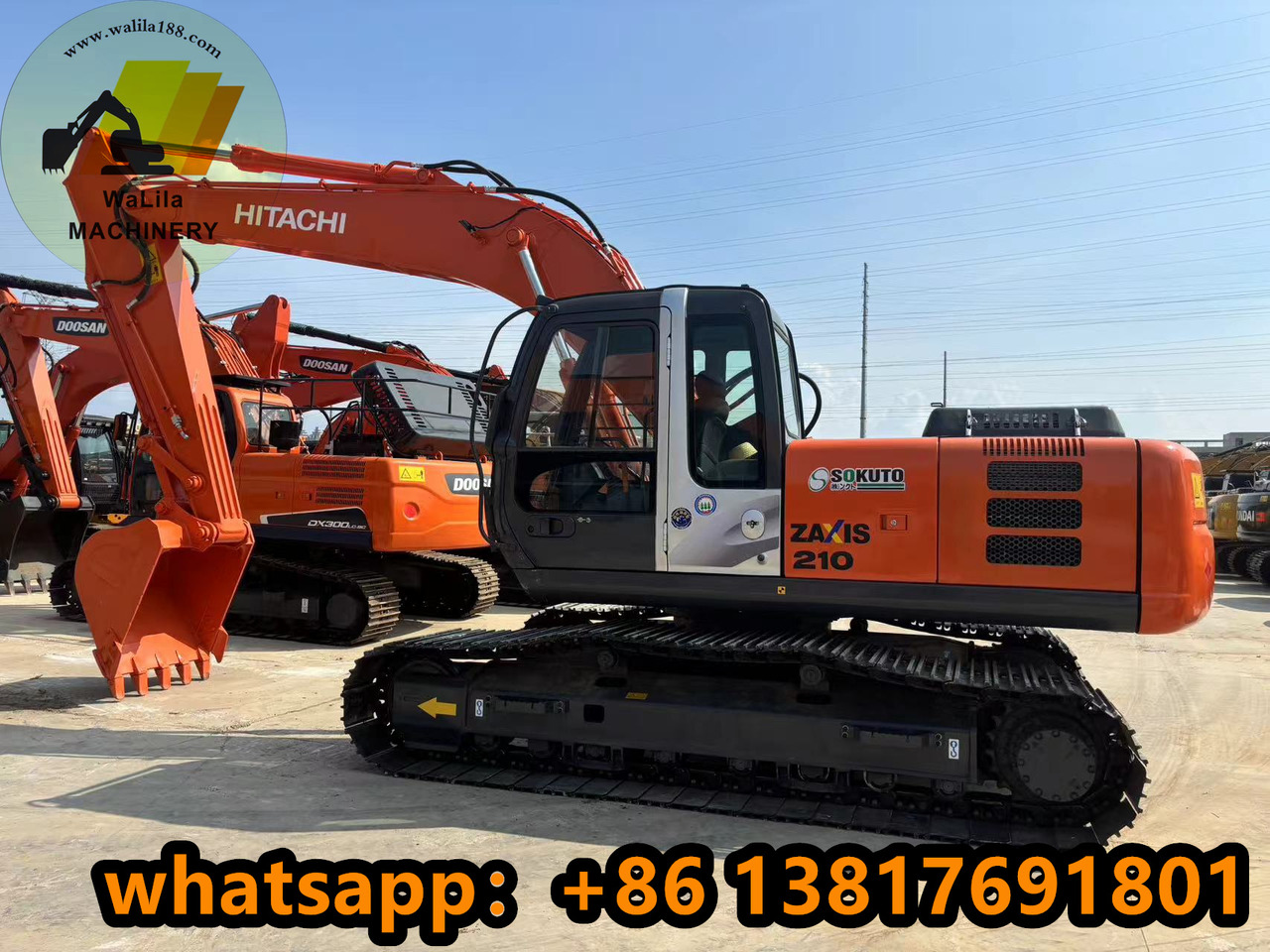 HITACHI ZX210 - Rupsgraafmachine: afbeelding 1 HITACHI ZX210 - Rupsgraafmachine: afbeelding 1