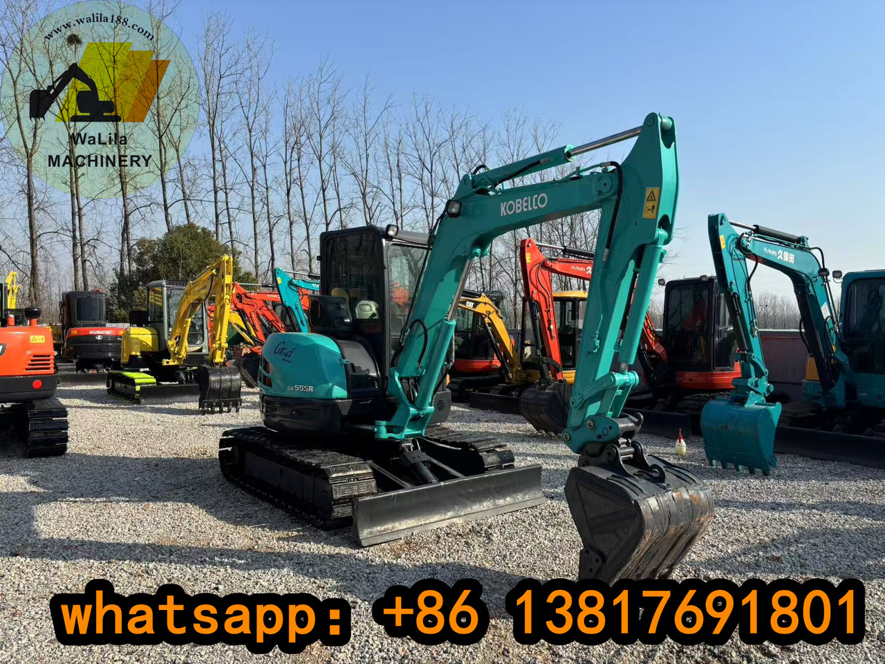 KOBELCO SK55 - Minigraafmachine: afbeelding 4 KOBELCO SK55 - Minigraafmachine: afbeelding 4