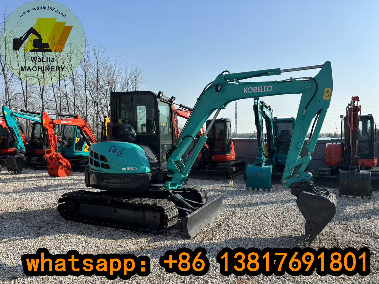 KOBELCO sk55 - Minigraafmachine: afbeelding 2 KOBELCO sk55 - Minigraafmachine: afbeelding 2