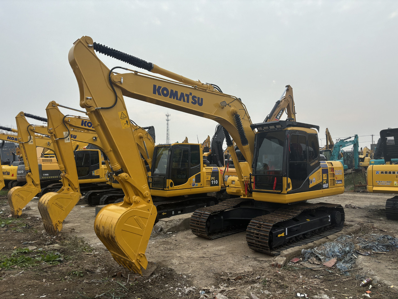 KOMATSU PC160 - Rupsgraafmachine: afbeelding 4 KOMATSU PC160 - Rupsgraafmachine: afbeelding 4