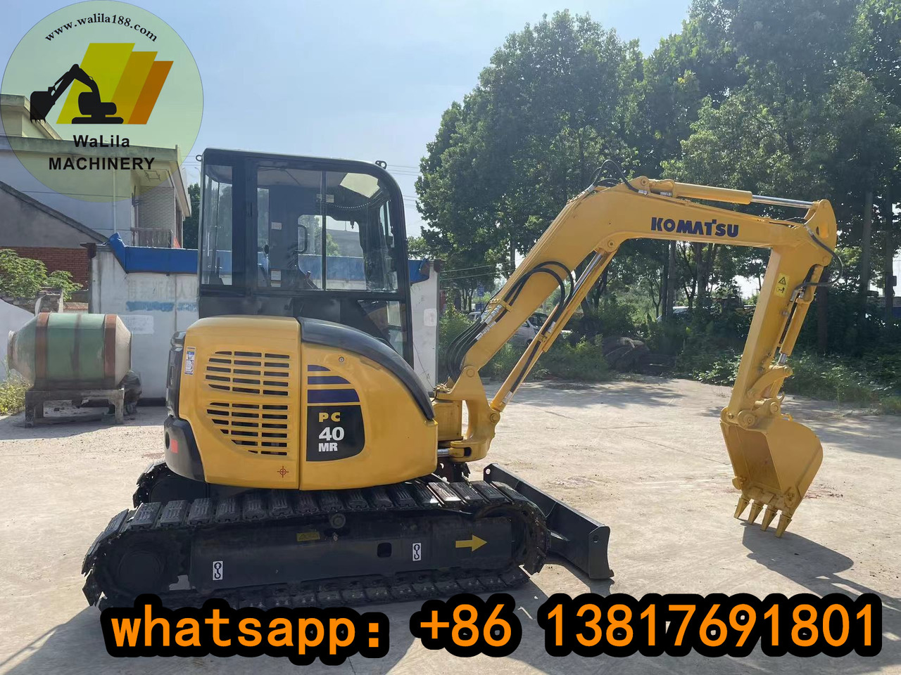 KOMATSU PC40MR - Minigraafmachine: afbeelding 1 KOMATSU PC40MR - Minigraafmachine: afbeelding 1