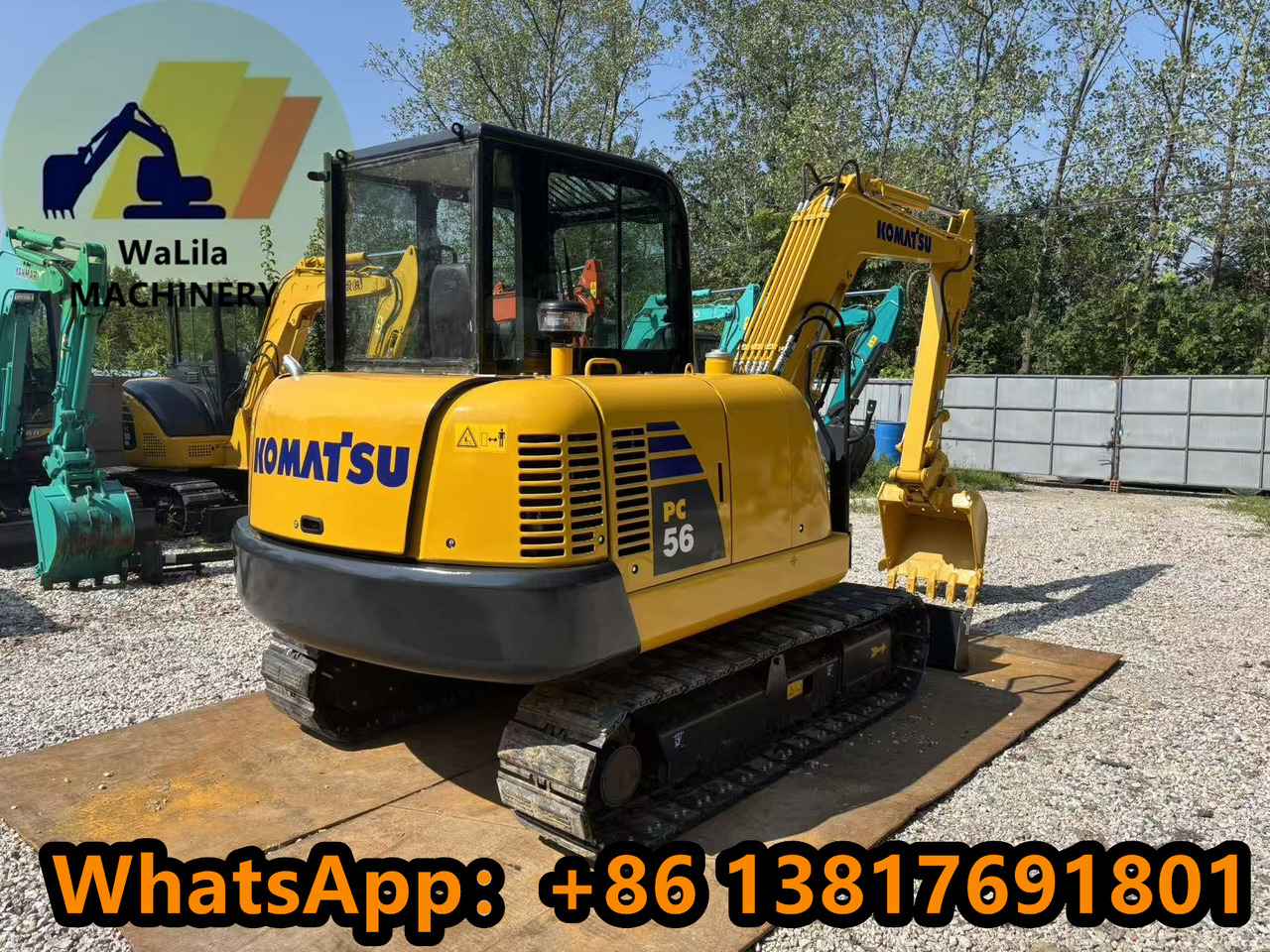 KOMATSU PC56-7 - Minigraafmachine: afbeelding 2 KOMATSU PC56-7 - Minigraafmachine: afbeelding 2