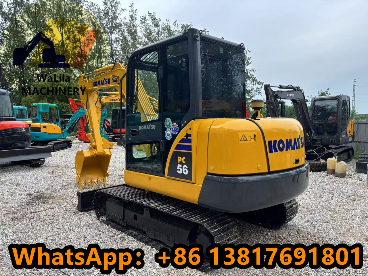 KOMATSU PC56-7 - Minigraafmachine: afbeelding 1 KOMATSU PC56-7 - Minigraafmachine: afbeelding 1
