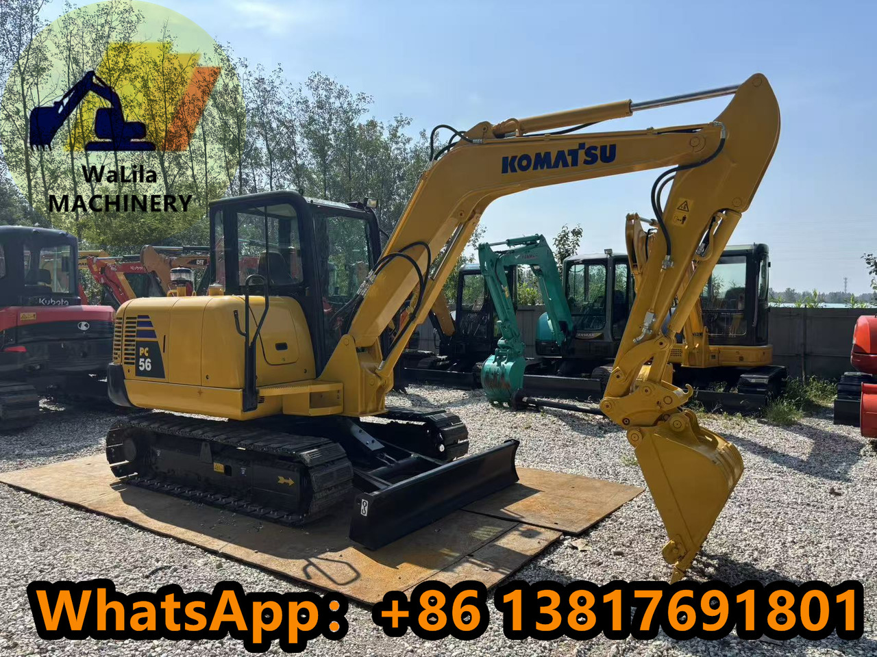 KOMATSU PC56-7 - Minigraafmachine: afbeelding 1 KOMATSU PC56-7 - Minigraafmachine: afbeelding 1
