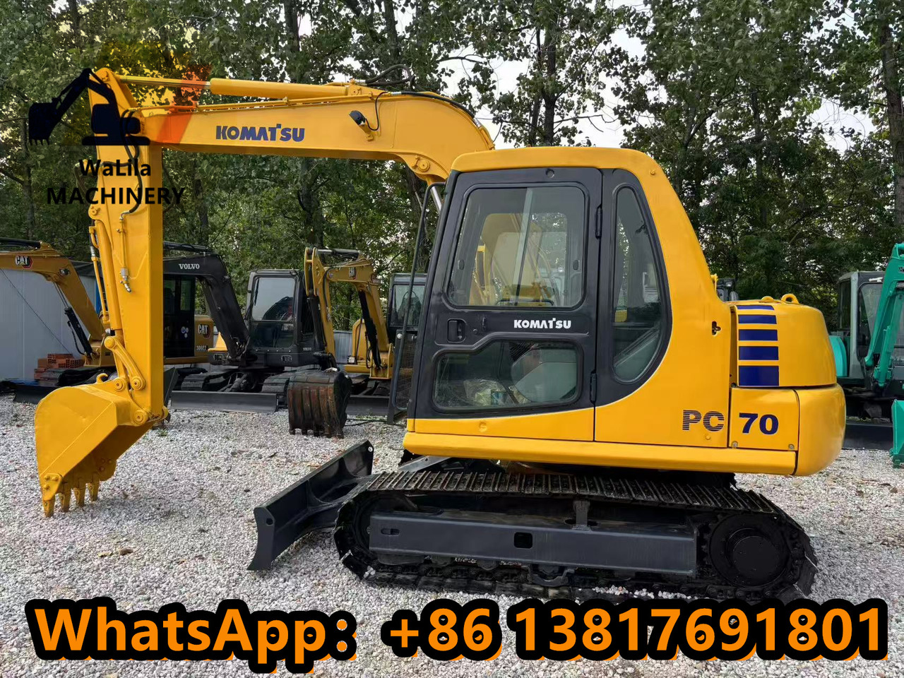 KOMATSU PC70 - Minigraafmachine: afbeelding 1 KOMATSU PC70 - Minigraafmachine: afbeelding 1
