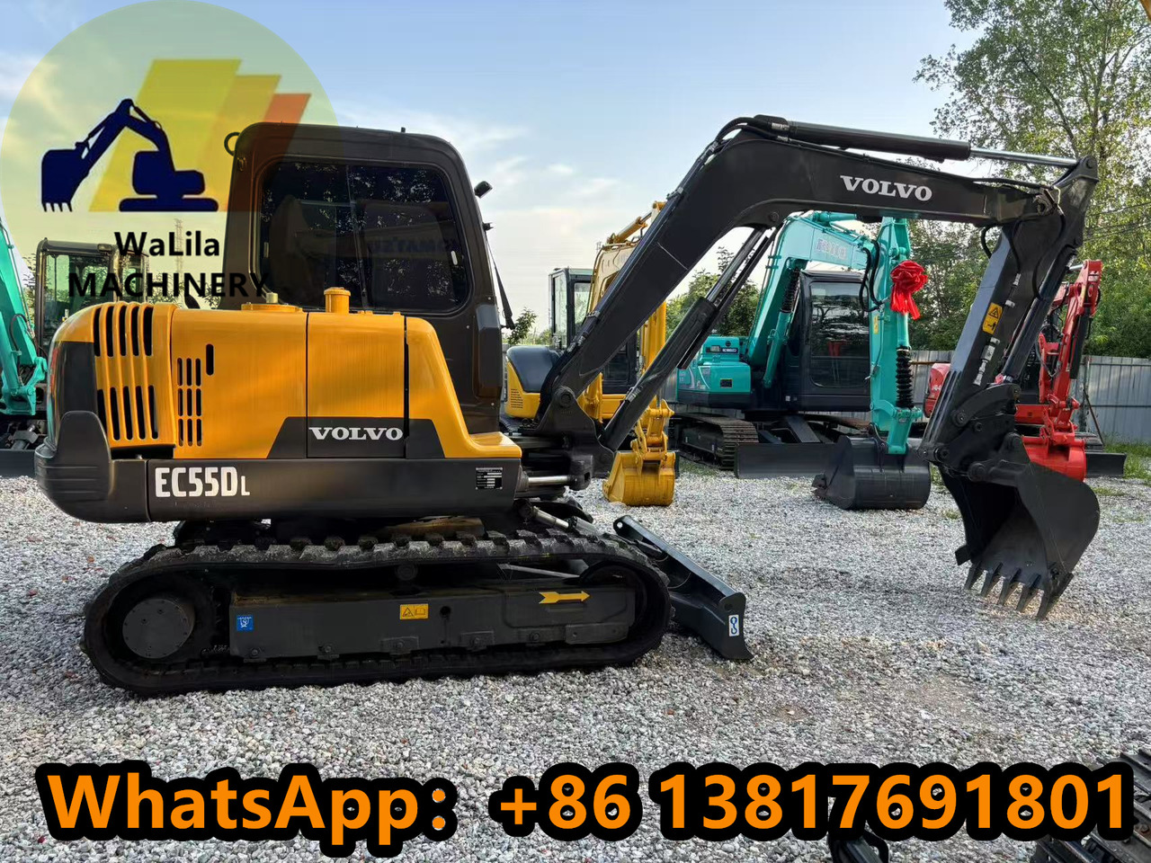 VOLVO EC55 Rubber track version - Minigraafmachine: afbeelding 2 VOLVO EC55 Rubber track version - Minigraafmachine: afbeelding 2