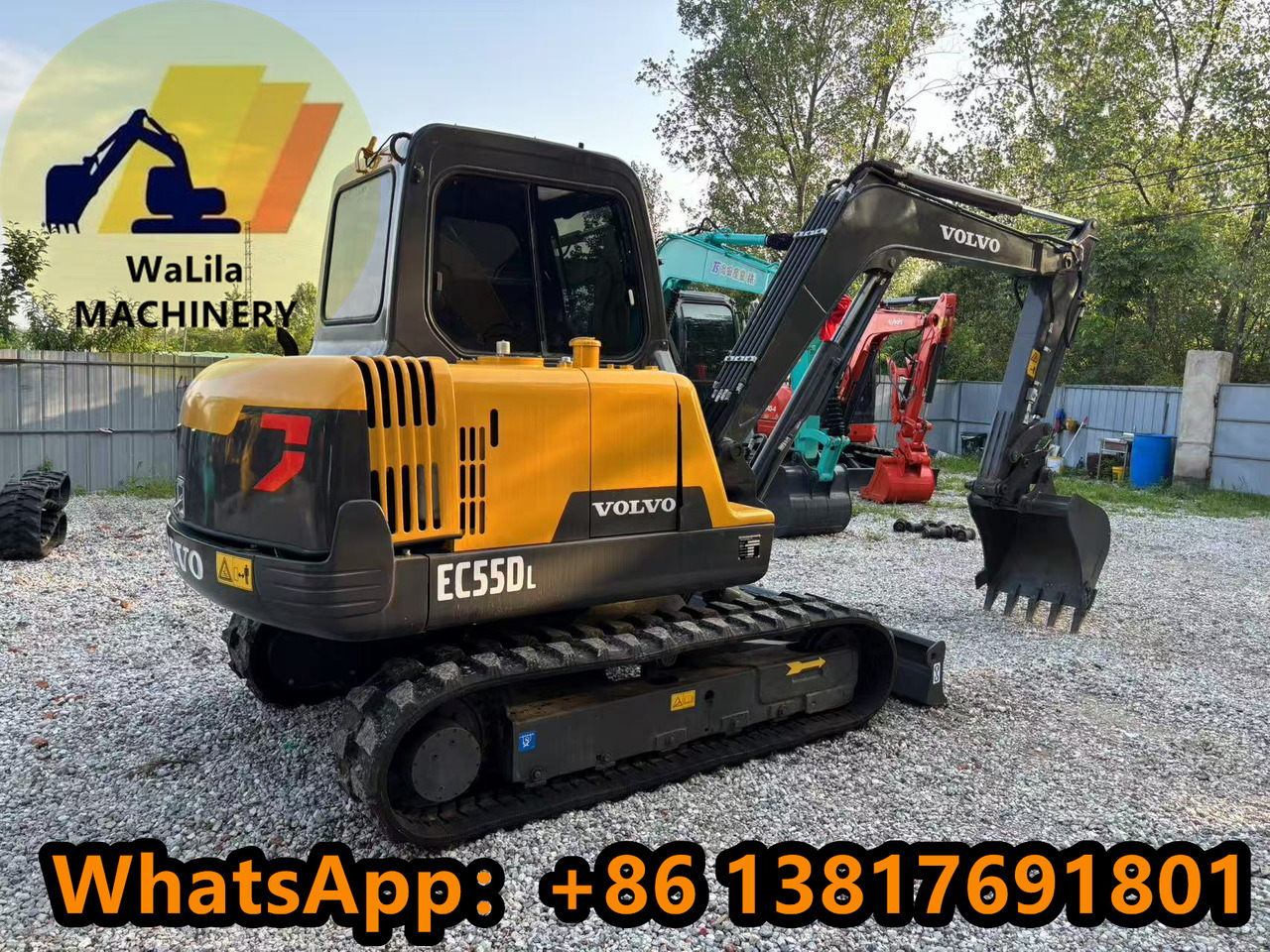 VOLVO EC55 Rubber track version - Minigraafmachine: afbeelding 4 VOLVO EC55 Rubber track version - Minigraafmachine: afbeelding 4
