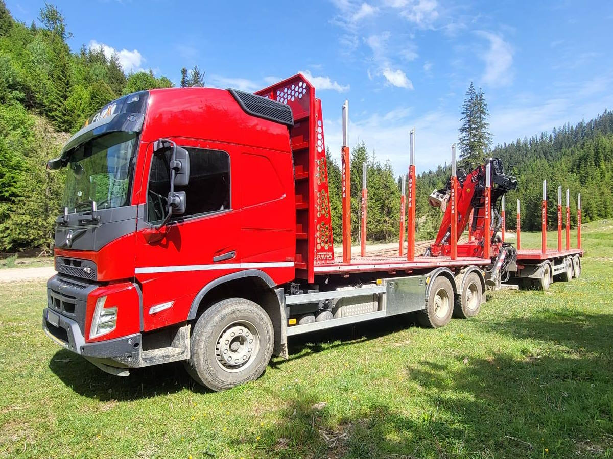 VOLVO FMX 500 - Houttransport, Kraanwagen: afbeelding 1 VOLVO FMX 500 - Houttransport, Kraanwagen: afbeelding 1