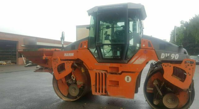 Hamm DV90 VO mit Streuer Klima Deutsche Maschine - Asfaltwals: afbeelding 3 Hamm DV90 VO mit Streuer Klima Deutsche Maschine - Asfaltwals: afbeelding 3