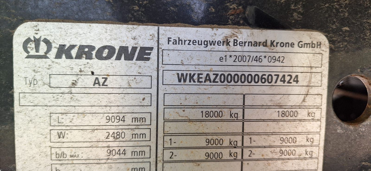 Krone BDF Wechselbrückenanhänger - Containertransporter/ Wissellaadbak aanhangwagen: afbeelding 4 Krone BDF Wechselbrückenanhänger - Containertransporter/ Wissellaadbak aanhangwagen: afbeelding 4