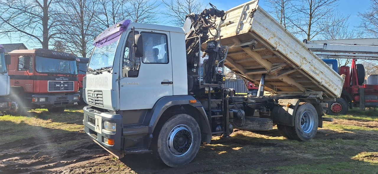 MAN TGM 18.220 4x2 3.S-Kipper mit Kran - Kipper vrachtwagen, Kraanwagen: afbeelding 2 MAN TGM 18.220 4x2 3.S-Kipper mit Kran - Kipper vrachtwagen, Kraanwagen: afbeelding 2