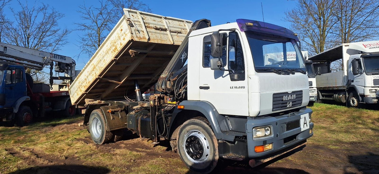 MAN TGM 18.220 4x2 3.S-Kipper mit Kran - Kipper vrachtwagen, Kraanwagen: afbeelding 4 MAN TGM 18.220 4x2 3.S-Kipper mit Kran - Kipper vrachtwagen, Kraanwagen: afbeelding 4