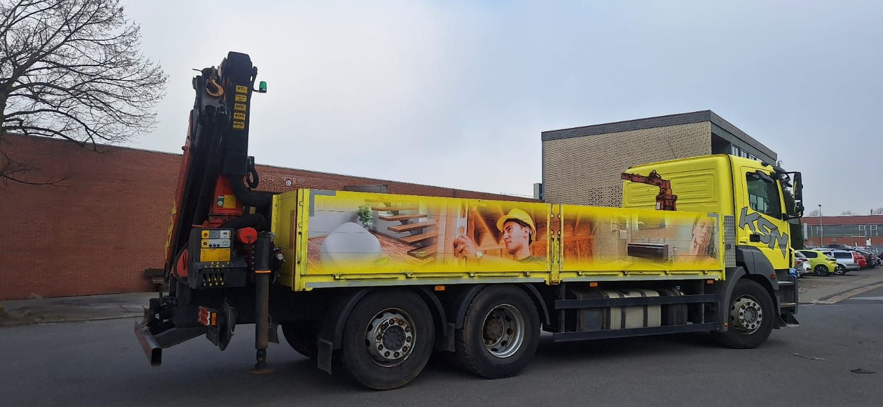 Mercedes-Benz 2636 Axor 3-Achser 6x2 mit Kran PK14002+Funk - Vrachtwagen met open laadbak, Kraanwagen: afbeelding 4 Mercedes-Benz 2636 Axor 3-Achser 6x2 mit Kran PK14002+Funk - Vrachtwagen met open laadbak, Kraanwagen: afbeelding 4