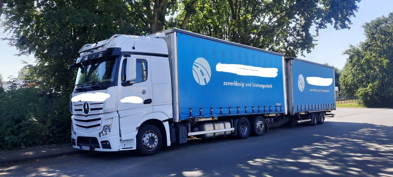 Mercedes-Benz 2642 Jumbozug Mit Hänger - Schuifzeilen vrachtwagen: afbeelding 4 Mercedes-Benz 2642 Jumbozug Mit Hänger - Schuifzeilen vrachtwagen: afbeelding 4
