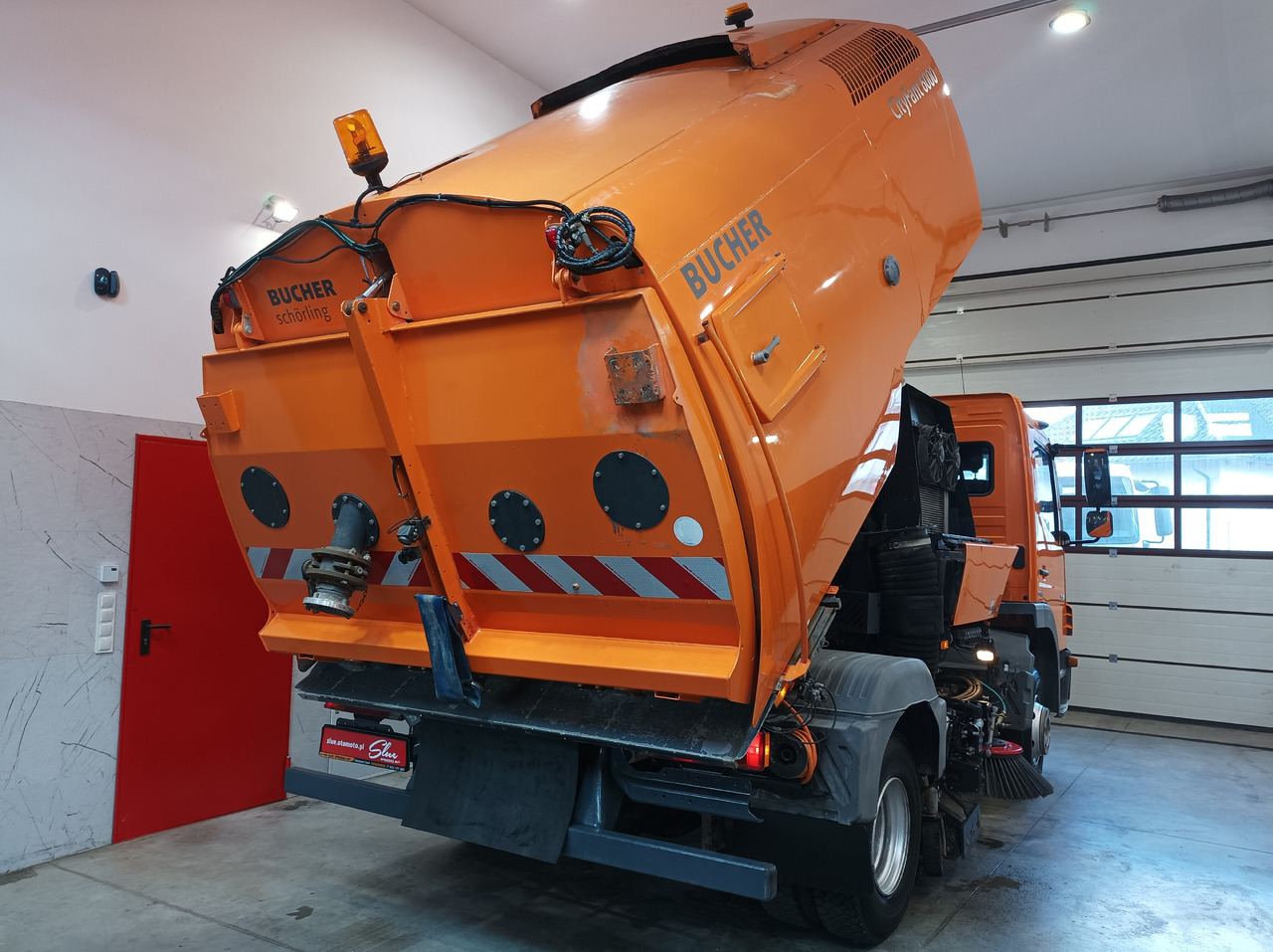 Veegwagen MERCEDES-BENZ Atego 1018 Zamiatarka Kehrmaschine BUCHER Szczotki L/R PM10 2 Silniki 2012r: afbeelding 8