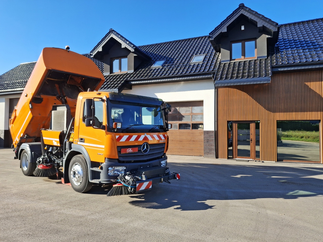 Veegwagen MERCEDES-BENZ Atego 1523 Zamiatarka Kehrmaschine BUCHER CityFant 6000 Euro 6 PM10 L/R Rura Do Liści: afbeelding 18