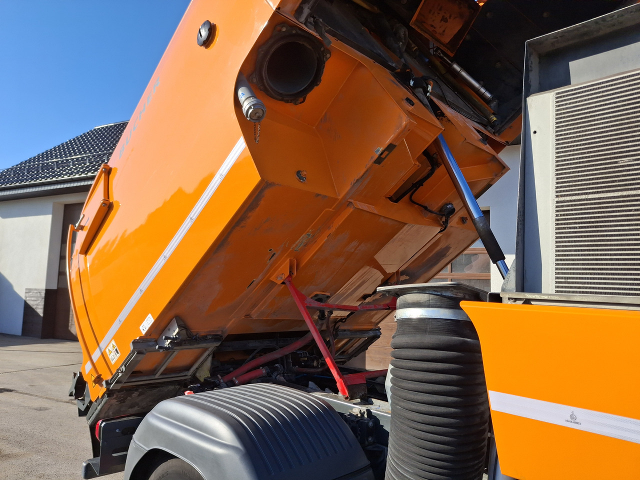 Veegwagen MERCEDES-BENZ Atego 1523 Zamiatarka Kehrmaschine BUCHER CityFant 6000 Euro 6 PM10 L/R Rura Do Liści: afbeelding 27