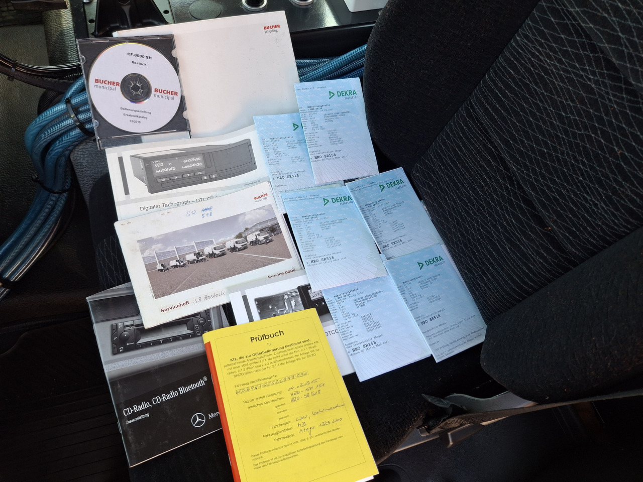 Veegwagen MERCEDES-BENZ Atego 1523 Zamiatarka Kehrmaschine BUCHER CityFant 6000 Euro 6 PM10 L/R Rura Do Liści: afbeelding 46