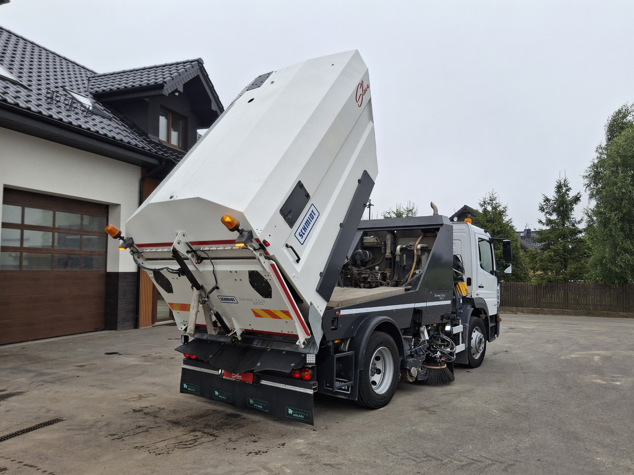 Veegwagen MERCEDES-BENZ Atego 1523 Zamiatarka Kehrmaschine Schmidt Street King 660 Euro 6 PM10 2 Motoren Szczotki L/R 2016r: afbeelding 20