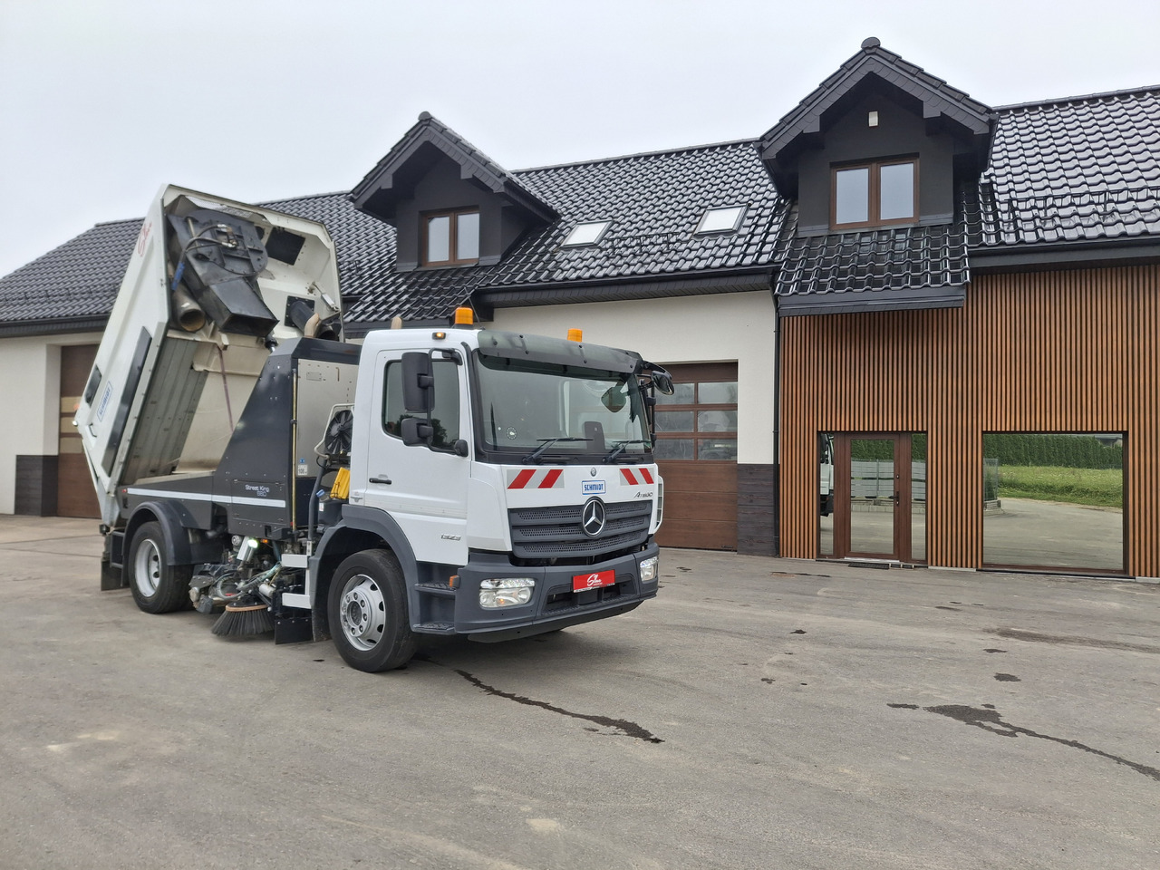 Veegwagen MERCEDES-BENZ Atego 1523 Zamiatarka Kehrmaschine Schmidt Street King 660 Euro 6 PM10 2 Motoren Szczotki L/R 2016r: afbeelding 17