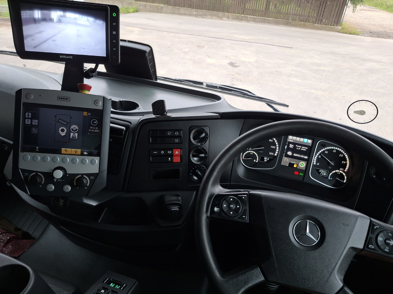 Veegwagen MERCEDES-BENZ Atego 1523 Zamiatarka Kehrmaschine Schmidt Street King 660 Euro 6 PM10 2 Motoren Szczotki L/R 2016r: afbeelding 32