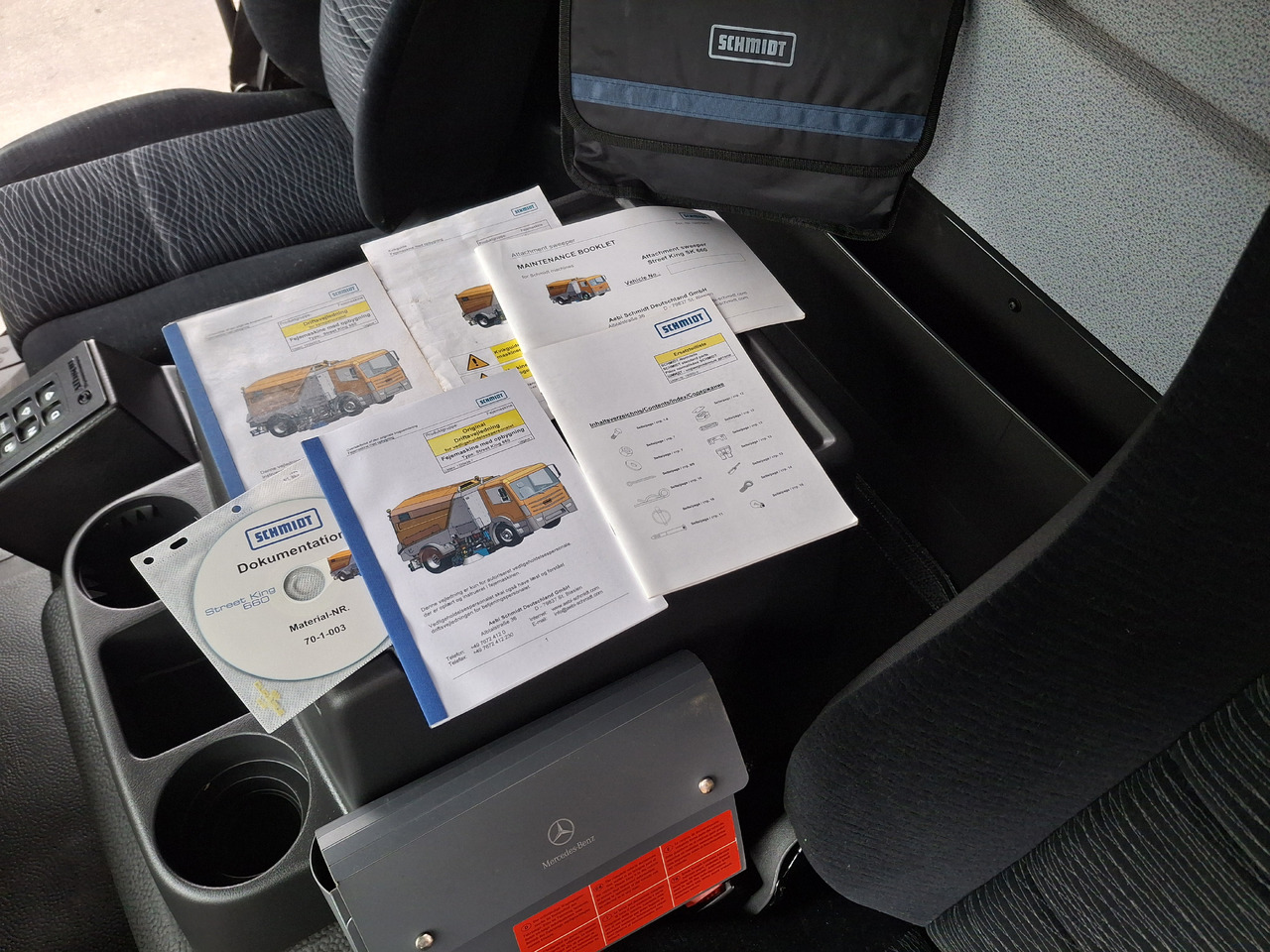 Veegwagen MERCEDES-BENZ Atego 1523 Zamiatarka Kehrmaschine Schmidt Street King 660 Euro 6 PM10 2 Motoren Szczotki L/R 2016r: afbeelding 41