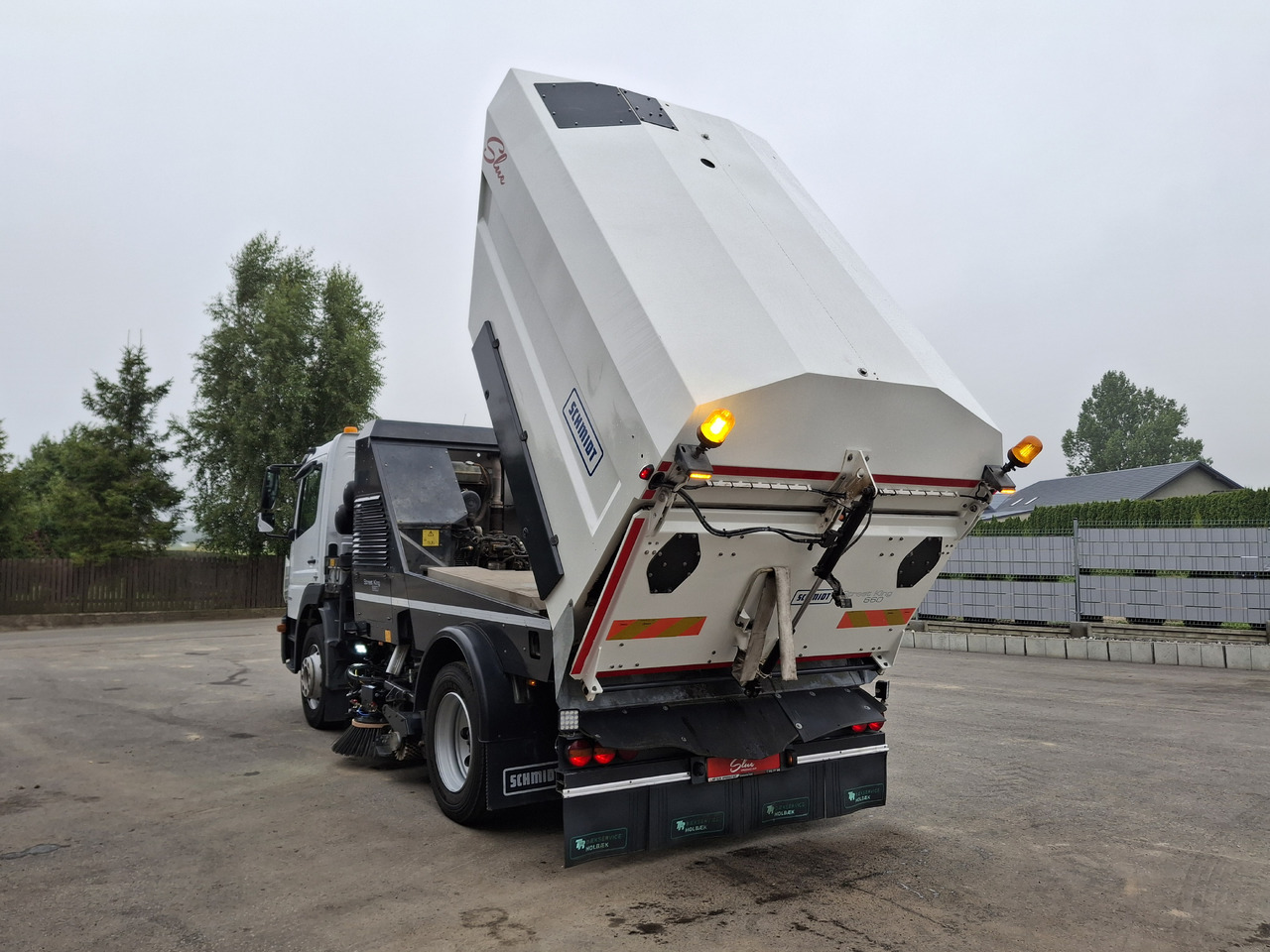 Veegwagen MERCEDES-BENZ Atego 1523 Zamiatarka Kehrmaschine Schmidt Street King 660 Euro 6 PM10 2 Motoren Szczotki L/R 2016r: afbeelding 19